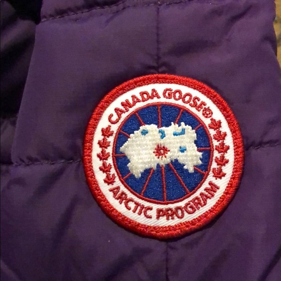 Canada 🇨🇦 goose arctic program M purple puffer jacket - Picture 3 of 8